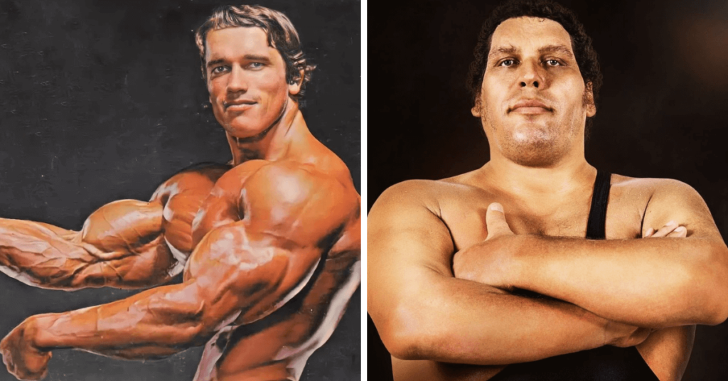 Arnold Schwarzenegger vs Andre the Giant