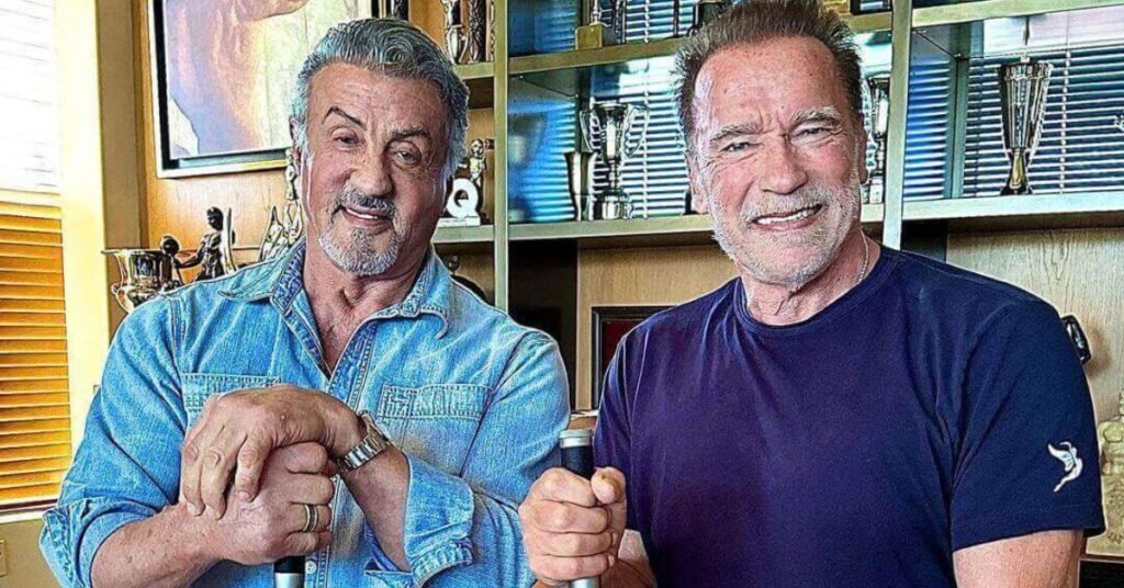 "Hollywood's Epic Rivalry: Schwarzenegger vs. Stallone"