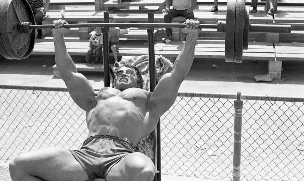 Arnold Schwarzenegger's Intense Weightlifting Journey