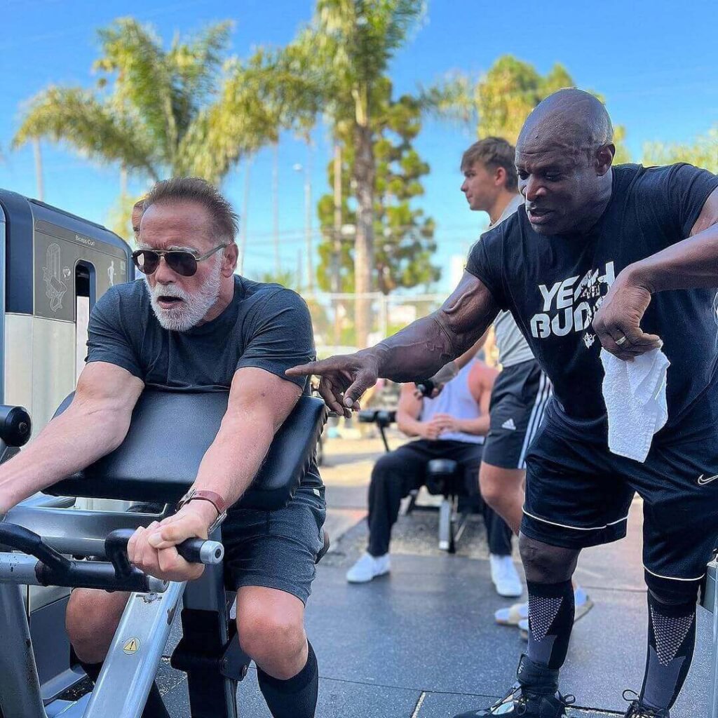 Schwarzenegger & Coleman: Legendary Workout Duo