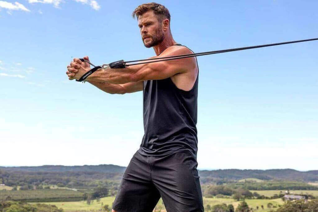 "Chris Hemsworth: Uncle & Schwarzenegger Inspire Fitness"