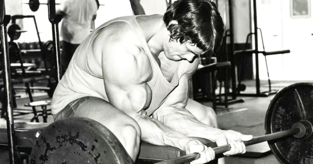 arnold schwarzenegger forearm exercise