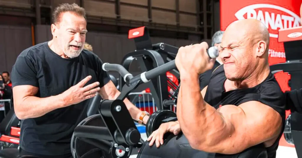 Arnold Schwarzenegger and Phil Heath Unite for Workout A Legendary Collaboration at the 2024 Arnold Sports Festival UK