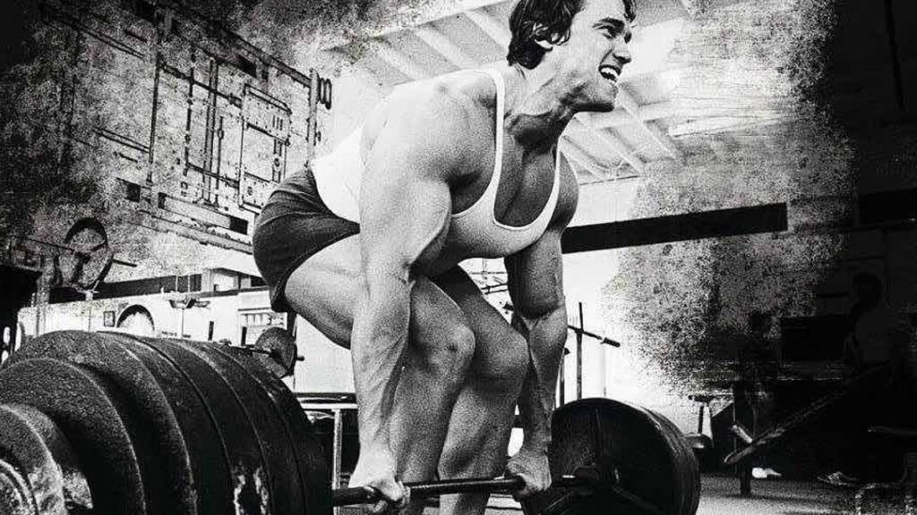 arnold schwarzenegger weightlifting